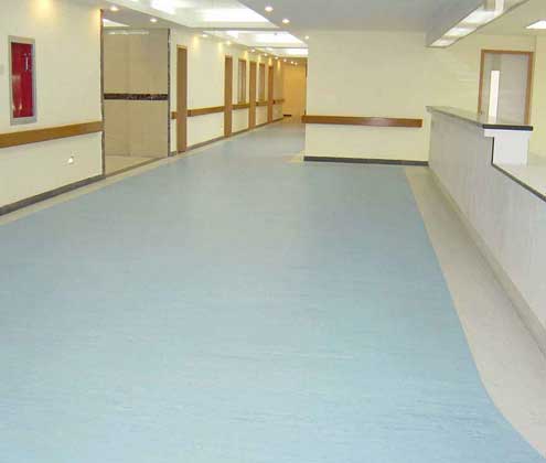 蘇州醫(yī)院-pvc地坪施工